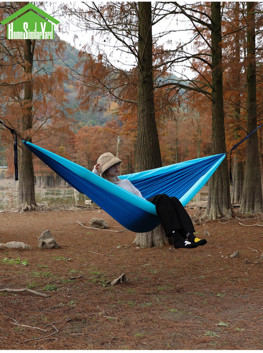 Cheap Goat Tents Loading Weight 200KG 2 Person Ultralight Inflatable Camping Hammock Tent 210T Nylon Outdoor Camping Hunting Hammock   